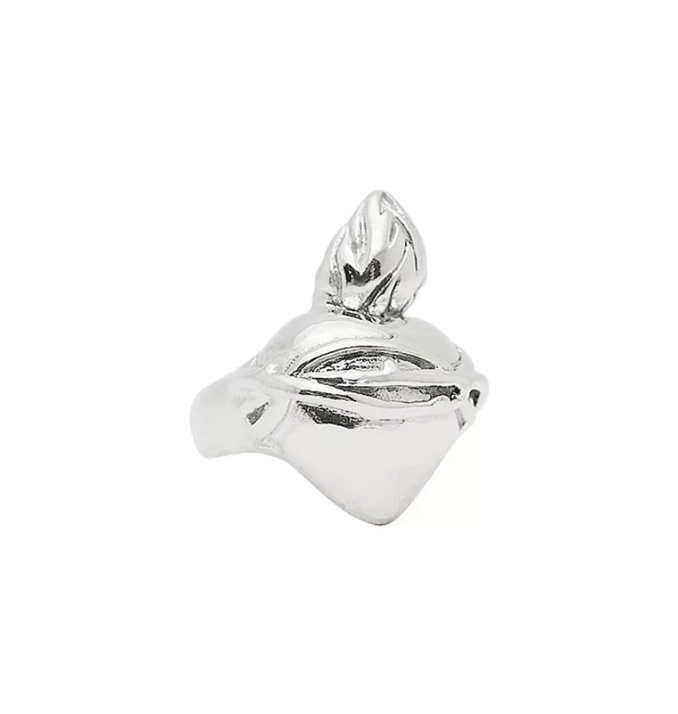 Ringar*WOS Burning Heart Ring Silver