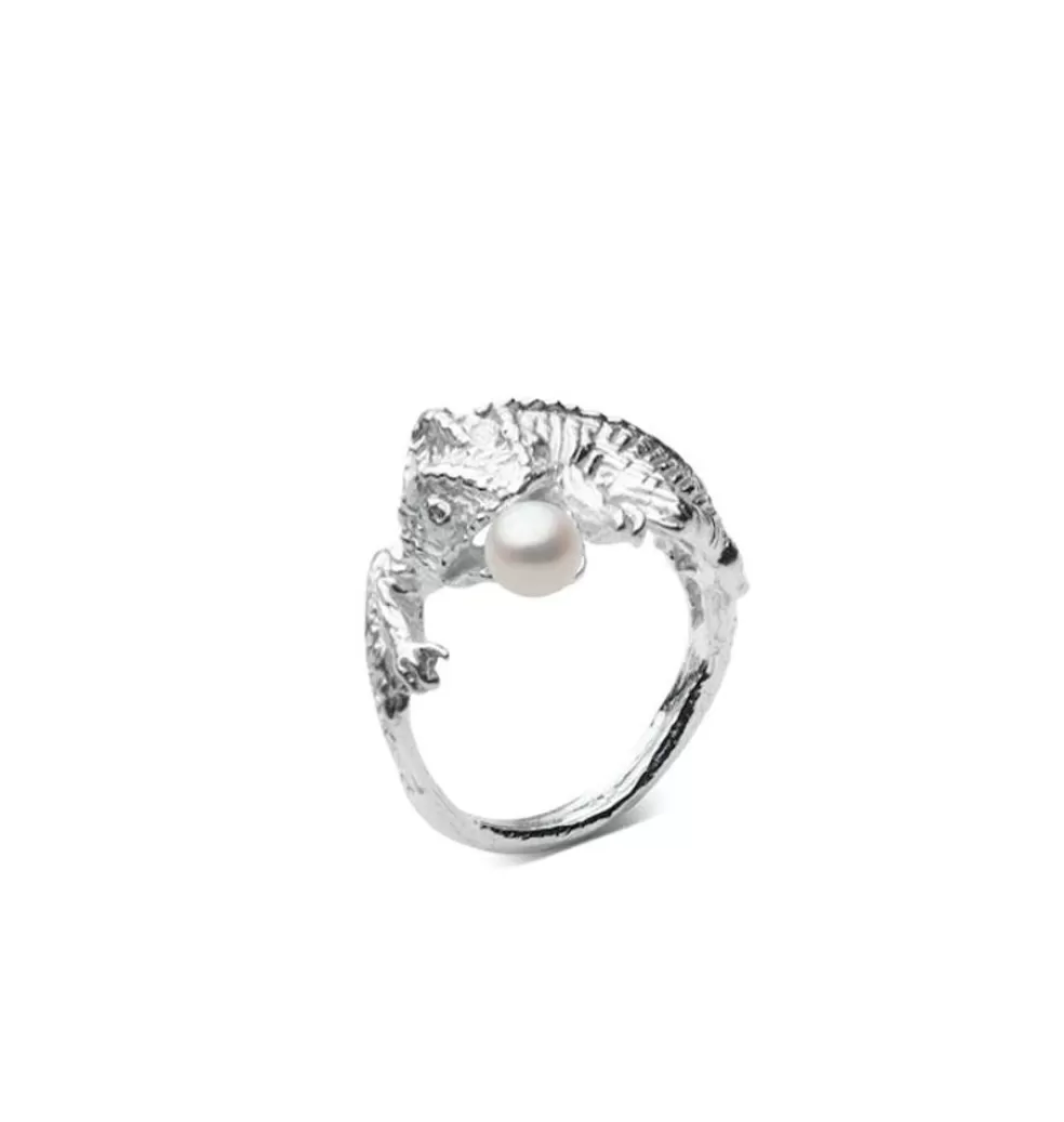 Ringar*Carolinne B Chameleon Ring Silver