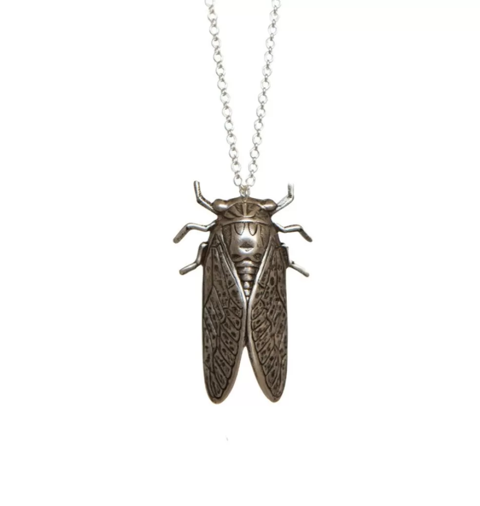 Halsband*BoheMia Collection Cicada Halsband Silver