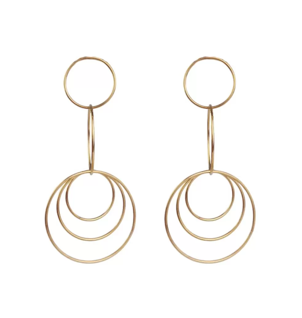 Örhängen*WOS UP Circles Earring Gold