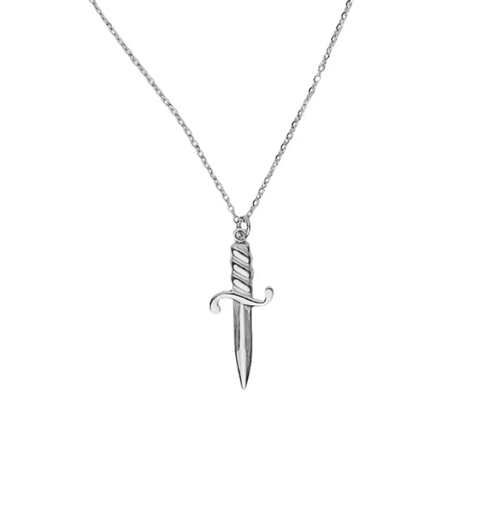 Halsband*WOS UP Dagger Halsband Silver