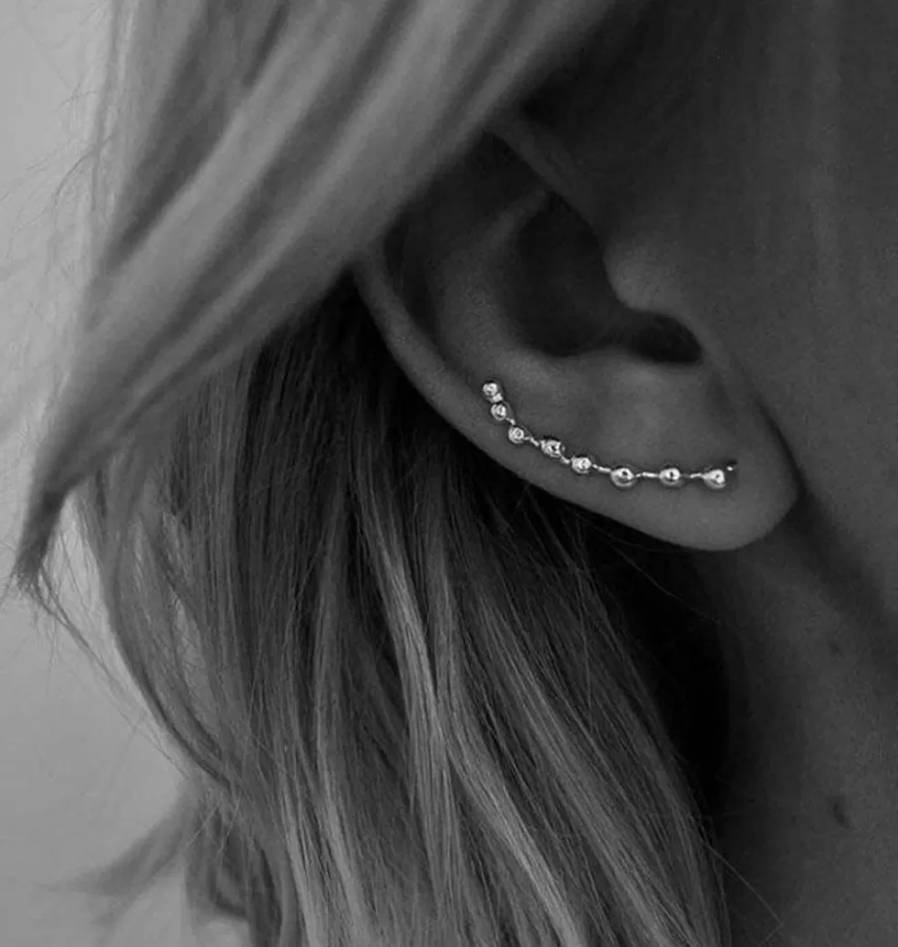 Örhängen*Tovemika Droplets Earpiece Silver