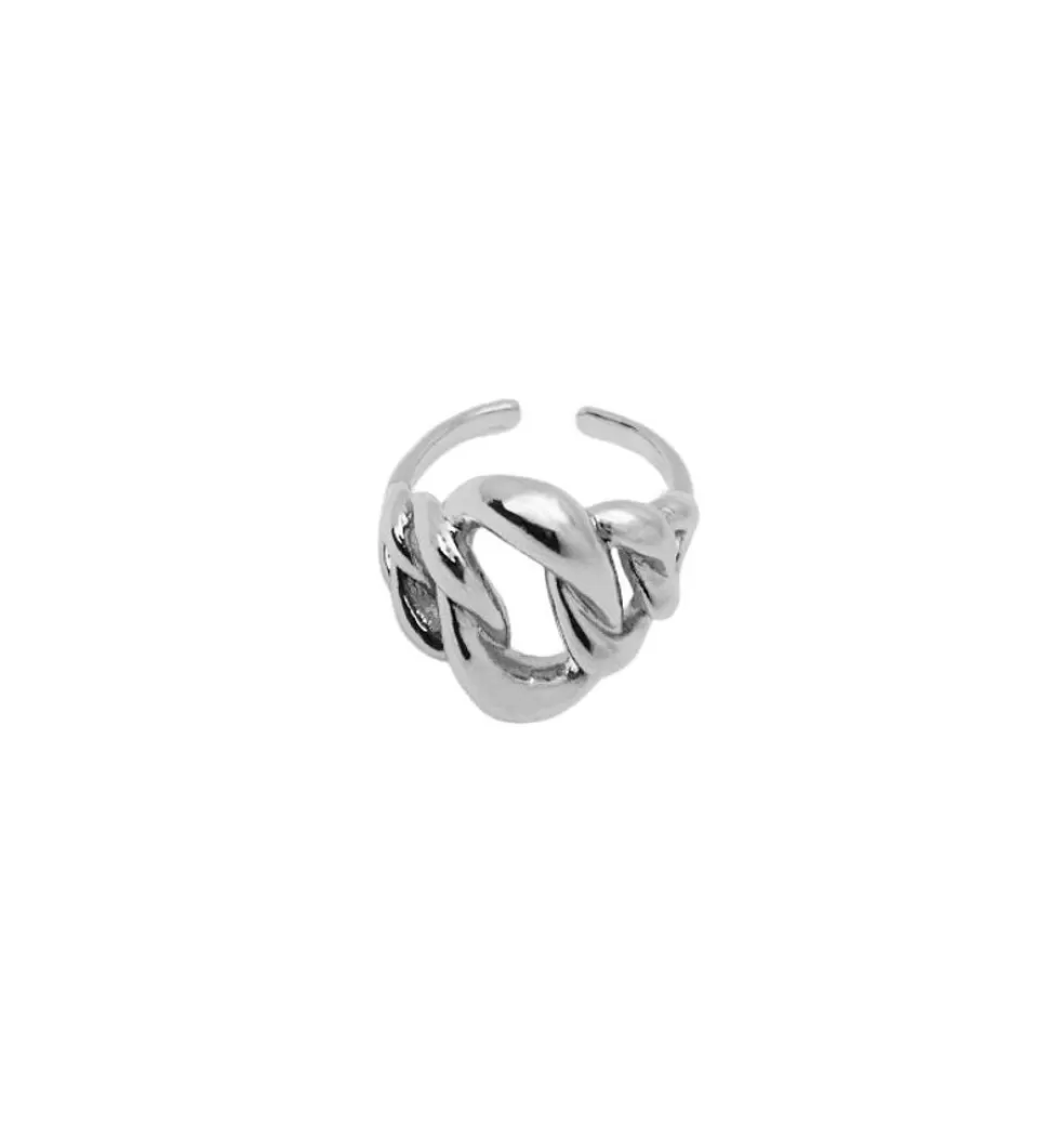 Ringar*WOS UP Falling Ring Silver