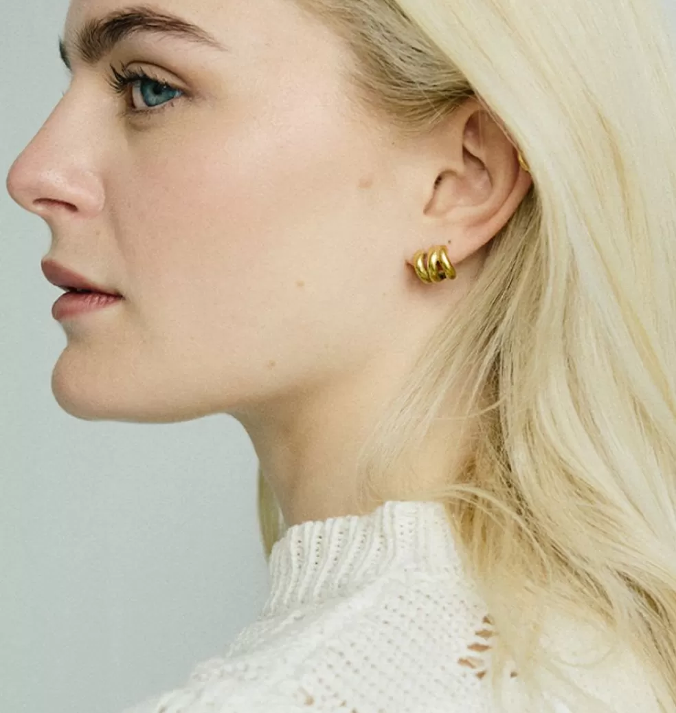 Örhängen*WOS UP Fanny Earrings Gold