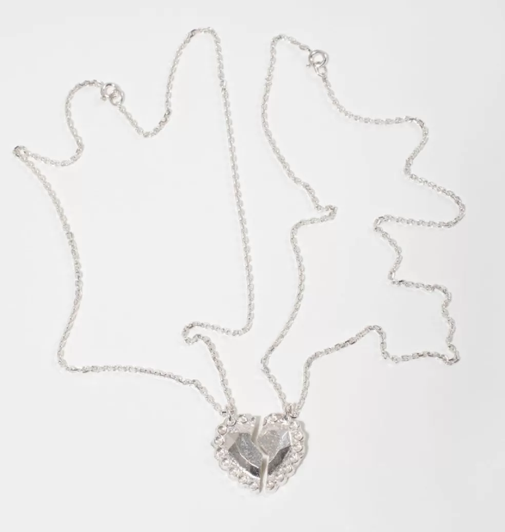 Halsband*Hannah Blitz Heyman Friendship Necklace Silver Blitz