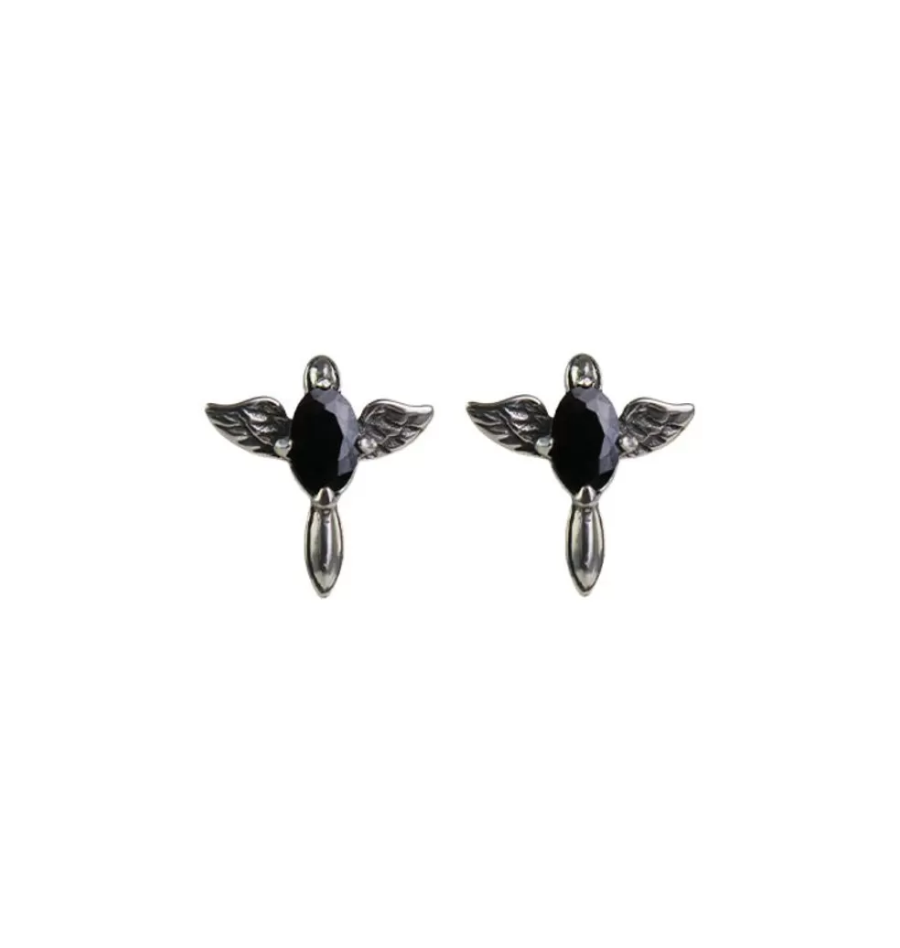 Örhängen*WOS UP Kai Angel Earring Black