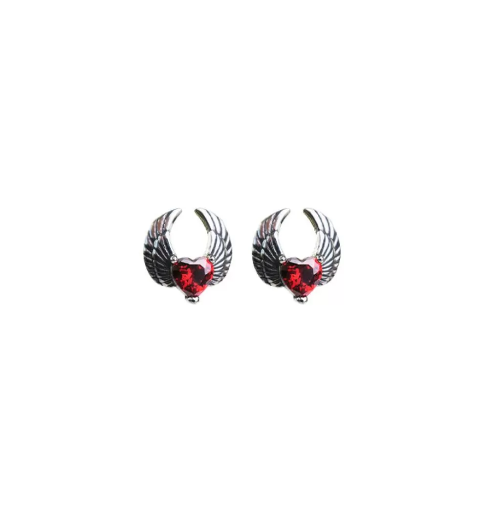 Örhängen*WOS UP Kai Heart Earring Red