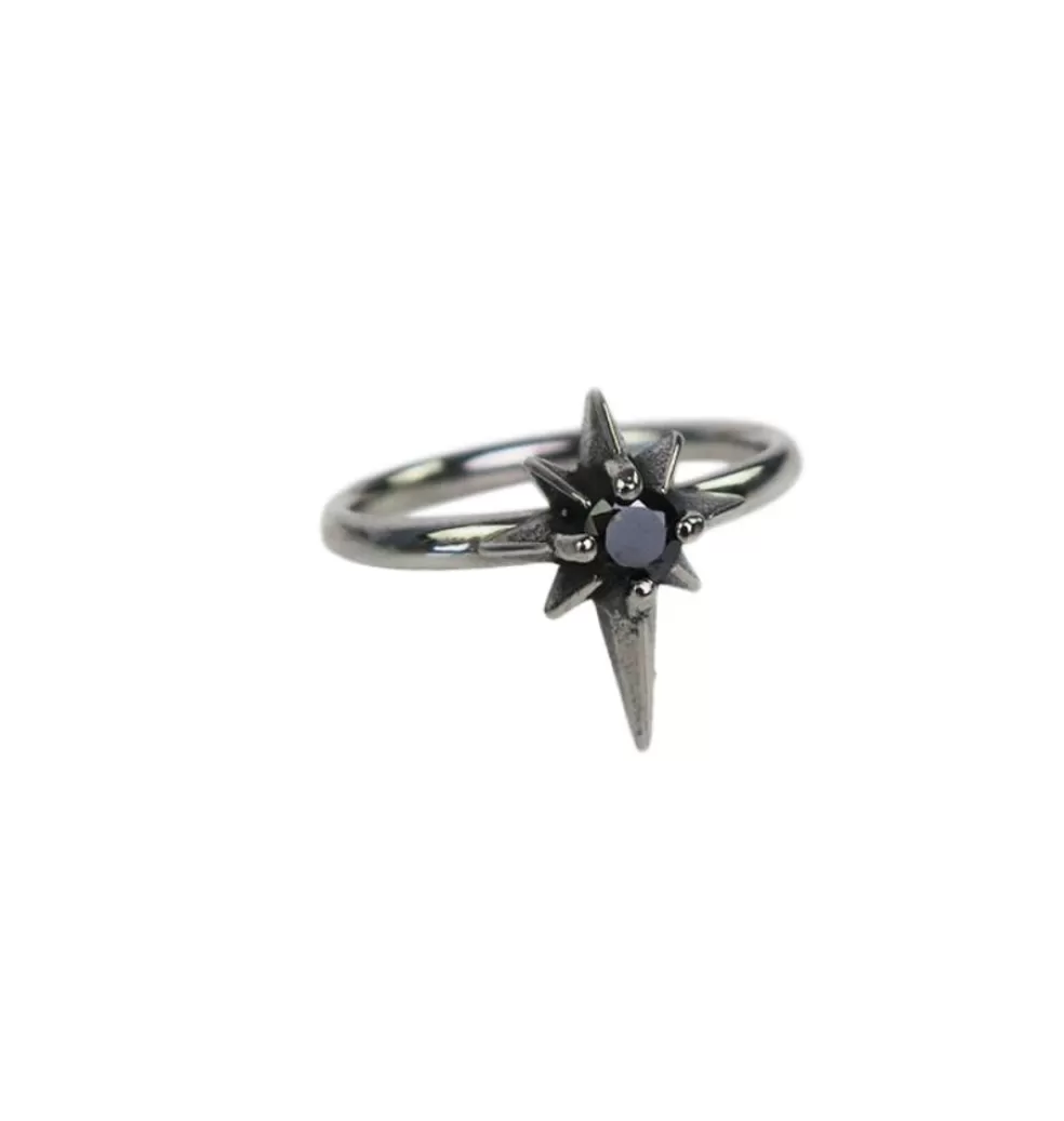 Ringar*WOS UP Kai Star Ring Black