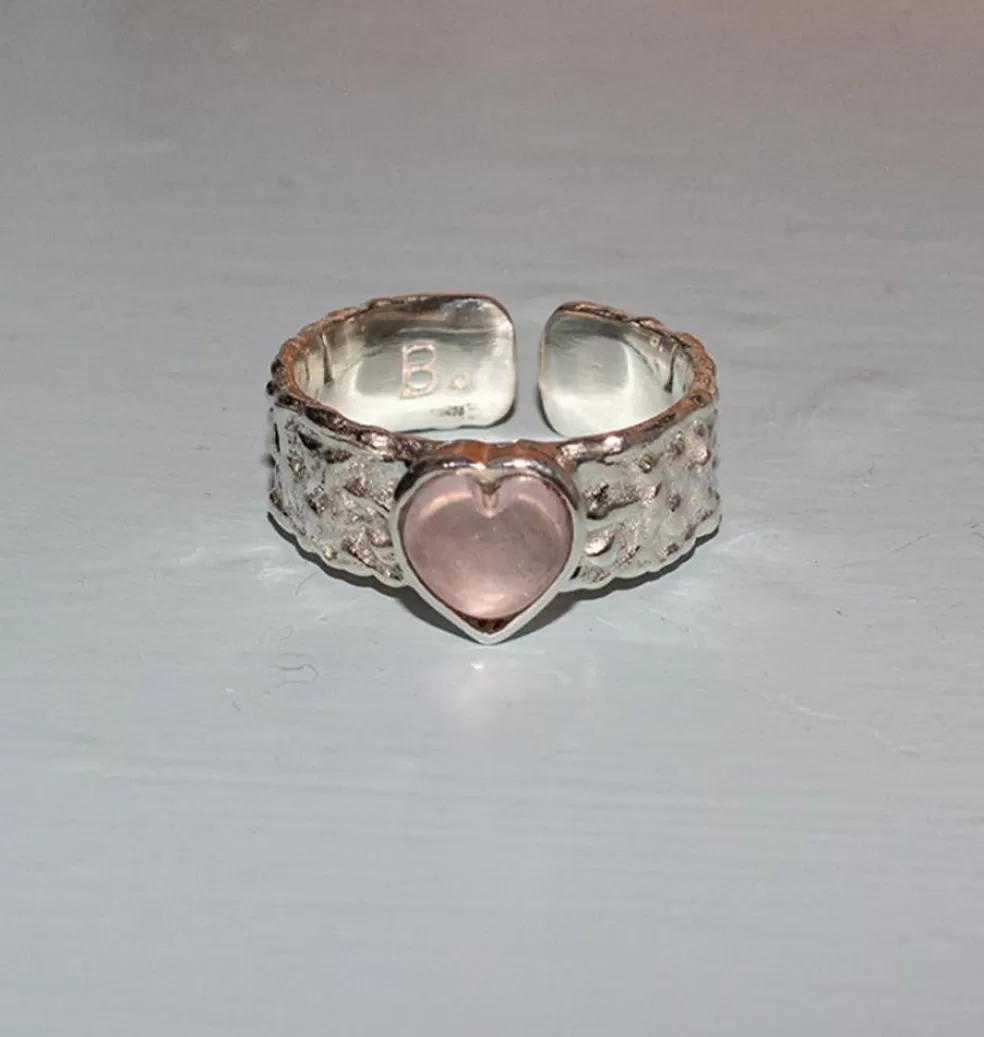 Ringar*Bedazzled Mini Rio Ring Rose Silver