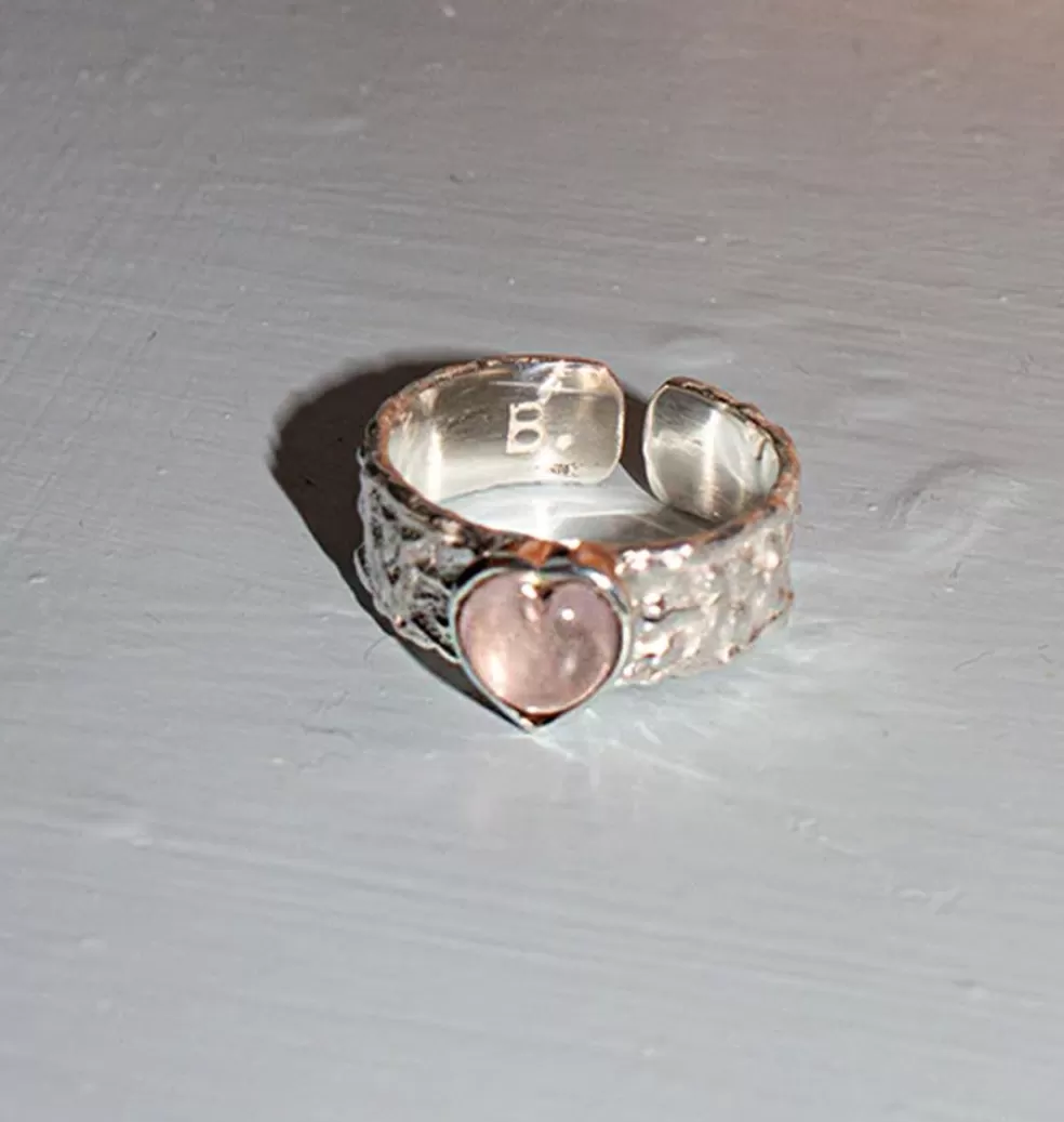 Ringar*Bedazzled Mini Rio Ring Rose Silver