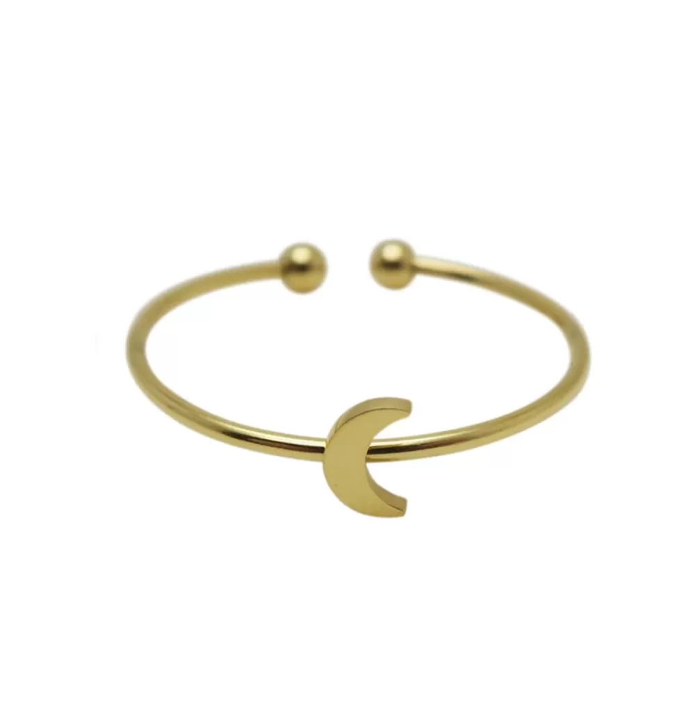 Ringar*WOS Moon Ring Guld