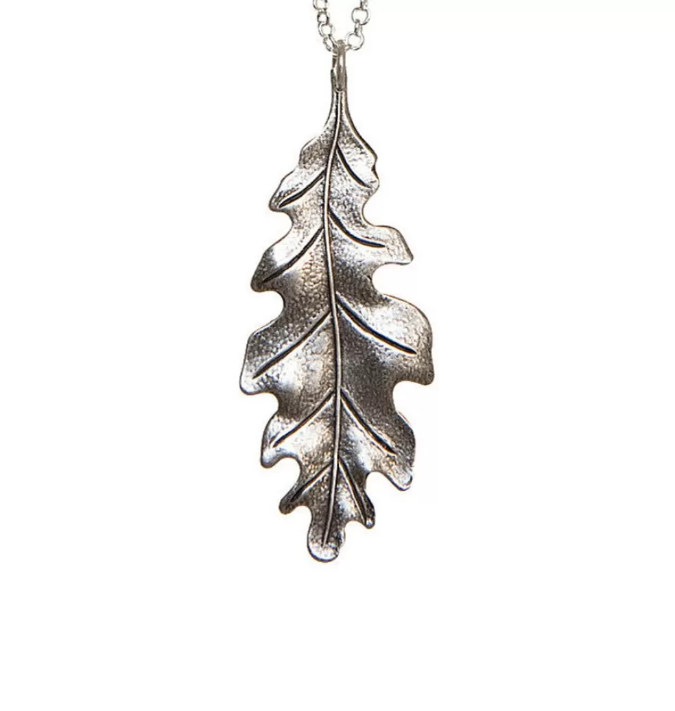 Halsband*BoheMia Collection Oak Leaf • Halsband Silver