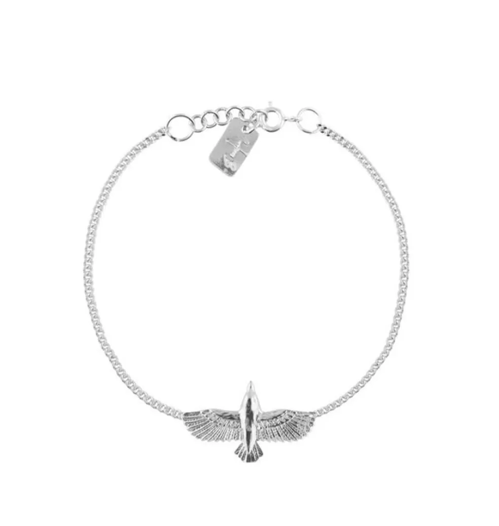 Armband*Carolinne B Raven Armband Silver