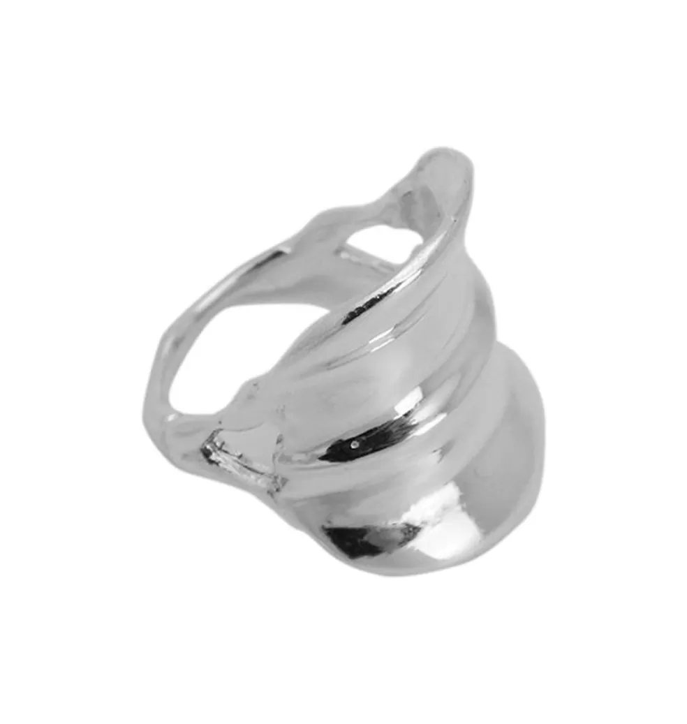 Ringar*WOS UP Saddle Ring Silver