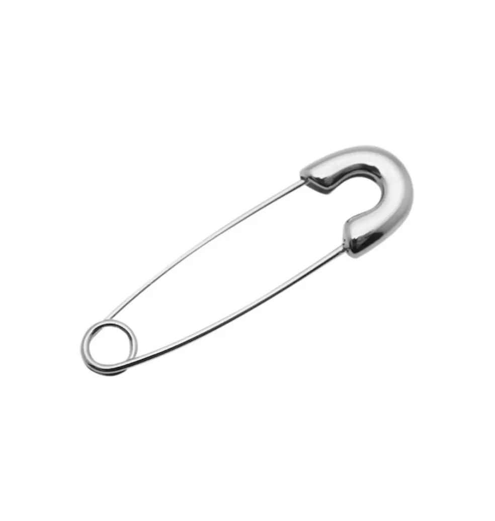 Örhängen*WOS UP Safety Pin Silver • Singelorhange