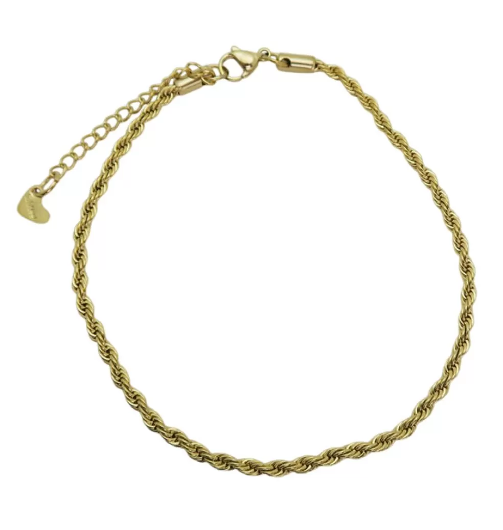 Fotlänkar*WOS UP Twine Foot Chain Gold